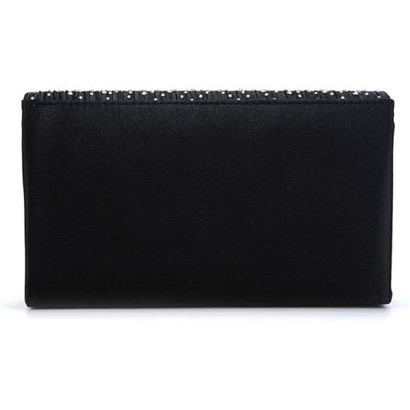 Envelope Evening Clutch Crossbody Bags Classic Wedding Party Shoulder Bag Womens - Picture 6 of 6